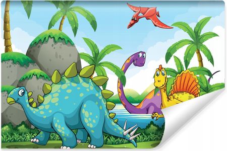 Muralo Dla Dziecka Dinozaury Zieleń 315x210
