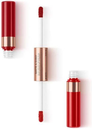 Kiko Milano Matte & Shiny Duo Liquid Lip Colour Pomadka W Płynie O Podwójnym Wykończeniu 05 Red Or 7Ml