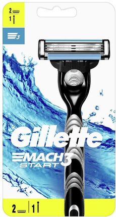 Gillette Mach3 Start Maszynka Do Golenia + Wymienne Ostrza 2Szt.