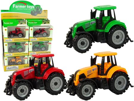 Leantoys Pojazd Rolniczy Traktor Farma Duże Koła 3 Kolory