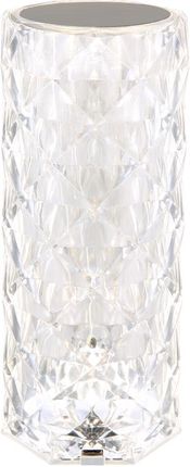 GLOBO GIXI 28071 Lampa stołowa z przezroczystego tworzywa z efektem kryształu