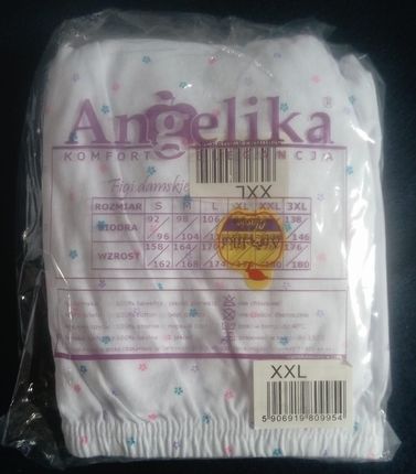 Figi  damskie,Angelika,100% bawełna New  (Mix kolorów jasnych, XXXL/48)