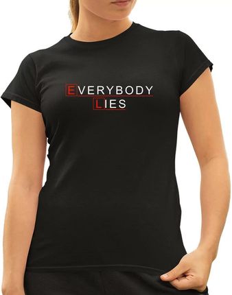 Everybody lies - damska koszulka dla fanów serialu Dr House