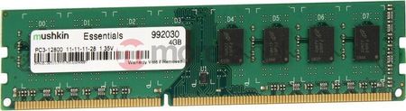 Mushkin DIMM 4GB DDR3 Essentials (992030)
