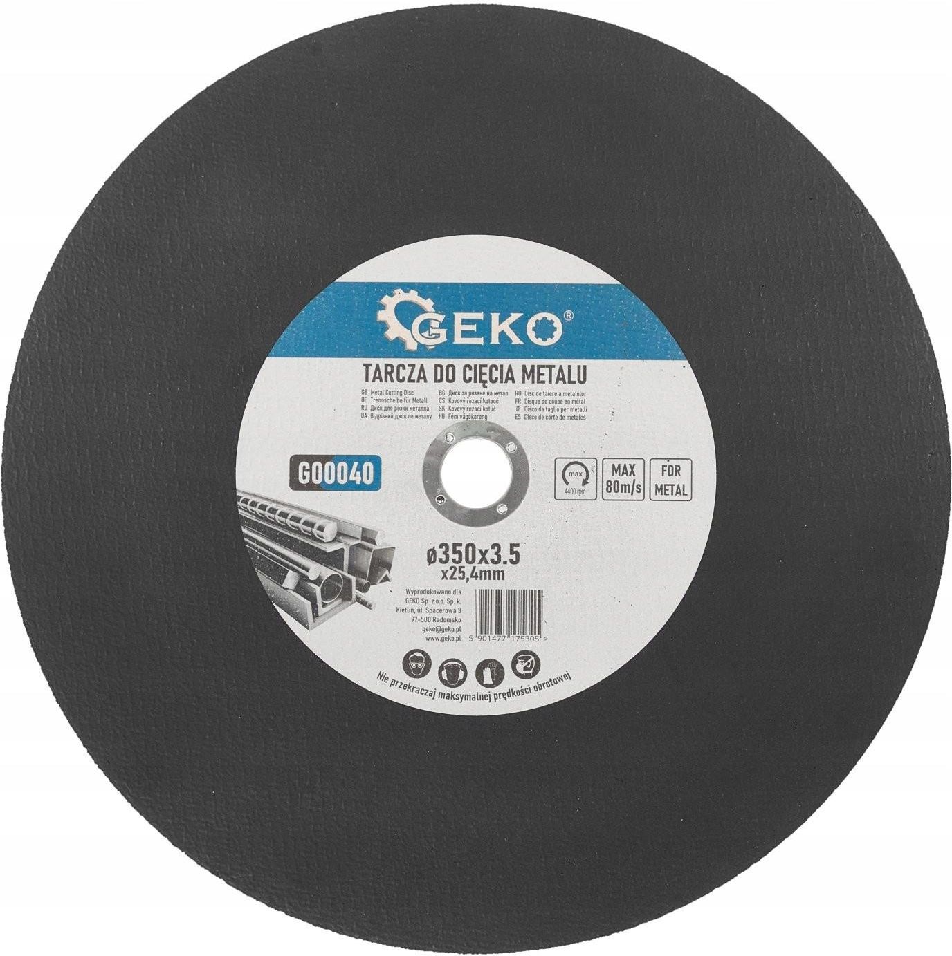 Tarcza Tn ca Geko Tarcza Do Metalu 350X3 5X25 4 G00040 Opinie I Ceny tarcza-tn-ca-geko-tarcza-do-metalu-350x3-5x25-4-g00040-opinie-i-ceny