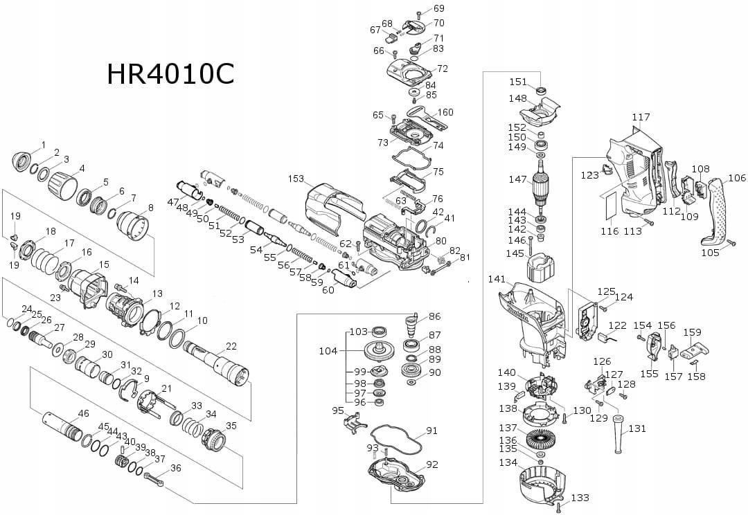 Makita Uszczelka Olejowa Hr4501C Hr4511C Hr5201C 2132314 - Opinie i ...