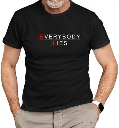 Everybody lies - męska koszulka dla fanów serialu Dr House