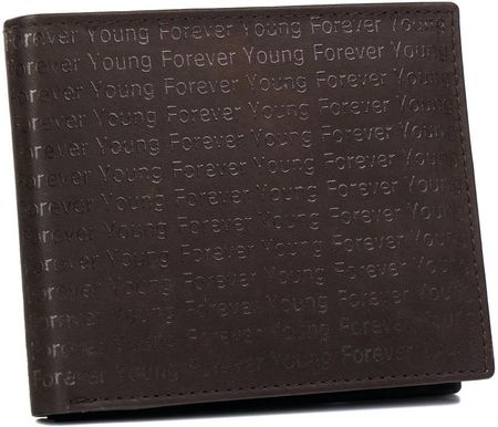 Portfel skórzany Forever Young 701-SPG BROWN c. brązowy