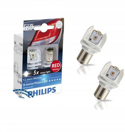 Philips Led Red P21W Ba15S S25 X Treme Ultinon