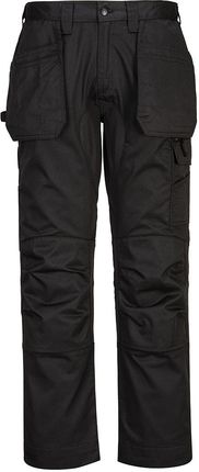 Portwest Cd883 - Elastyczne Spodnie Robocze Wx2 Eco Z Kaburami - Ciemny Granat-Czarny 46