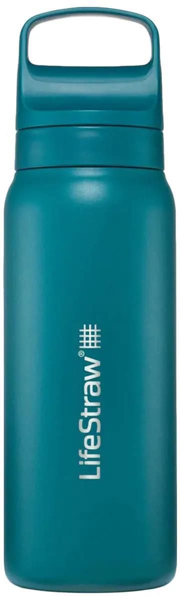 LifeStraw Go Series - Stainless Steel Water Bottle with Filter Kyoto Orange