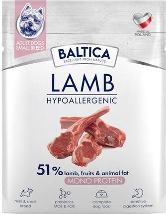 Baltica Lamb Hypoallergenic Adult S 50G