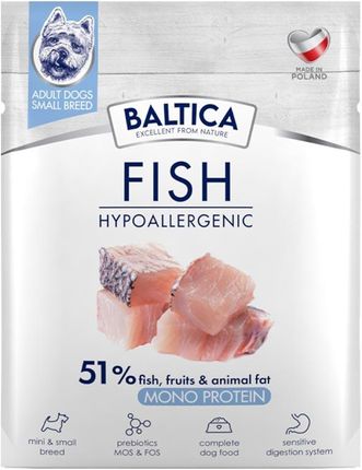 BALTICA Fish Hypoallergenic Adult S 50g