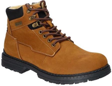 AMERICAN CLUB CY94 TRAPERY BUTY ZIMOWE SKÓRZANE BROWN 42