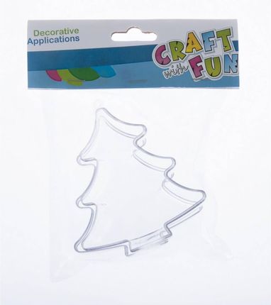 Craft With Fun Ozdoba Dekoracyjna Plastikowa Choinka 10 Cm Boże Narodzenie 463828