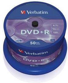 Verbatim DVD-R, 16x, 4.70GB, 50 pcs (97176)