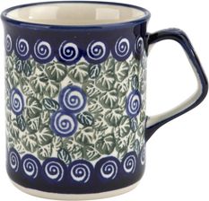Bolesławiec Kubek Ceramiczny 250 Ml Dek. 1073A