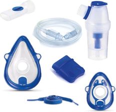 Zestaw Akcesoriów Flaem Rf6 Plus Kit Nebulizator Rf6 Maska Dla Dzieci I Dorosłych Ustnik Końcówka Do Nosa Przewód Powietrzny 1 Metr