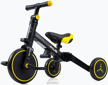 Milly Mally Rowerek Biegowy Trójkołowy 4W1 Optimus Plus Black - zdjęcie 2