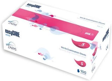 Zarys Easycare Nitrile Pink - Rękawice Diagnostyczne Nitrylowe