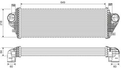 Zdjęcie Valeo Chłodnica Powietrza Intercooler 822903 - Rydułtowy