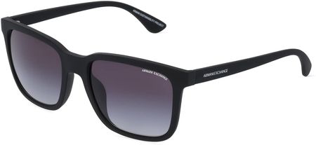 EMPORIO ARMANI AX4112SU Męskie okulary przeciwsłoneczne, Oprawka: Tworzywo sztuczne, czarny