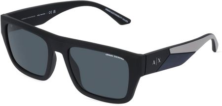 EMPORIO ARMANI AX4124SU Męskie okulary przeciwsłoneczne, Oprawka: Tworzywo sztuczne, czarny