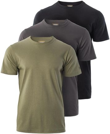 Męska Koszulka z krótkim rękawem Magnum Magnum Basic T-Shirt 3-Pack M000149268 – Czarny