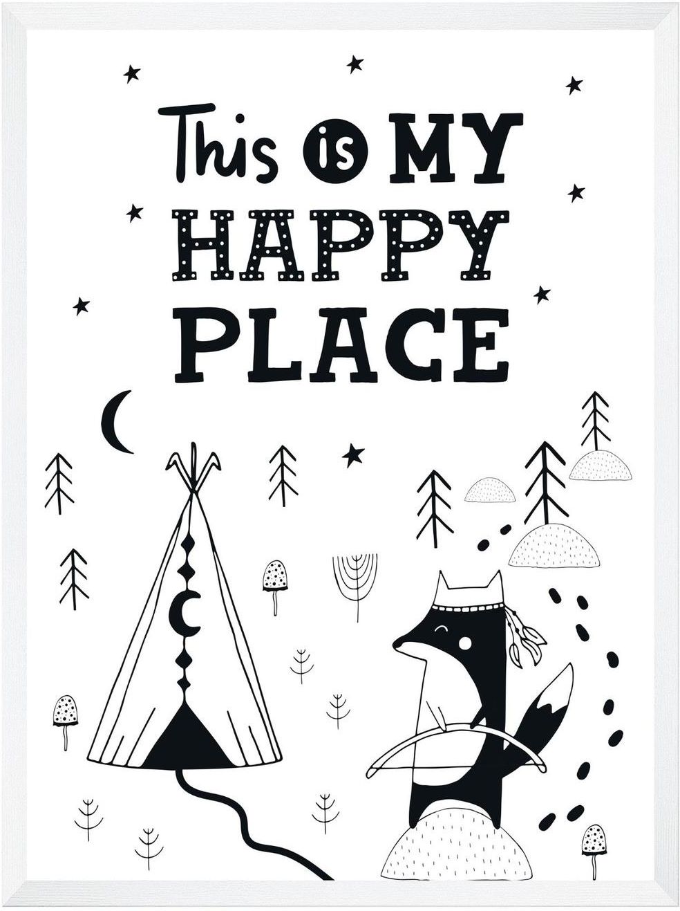 Plakat Dzieci ce This Is My Happy Place 30X40 Cm Ramka Bia a Ceny I plakat-dzieci-ce-this-is-my-happy-place-30x40-cm-ramka-bia-a-ceny-i