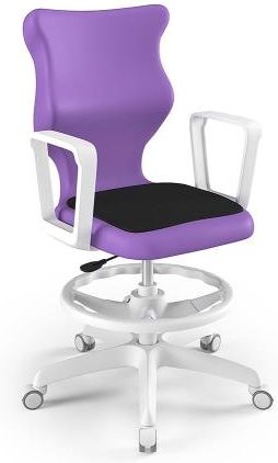 Entelo Krzesło szkolne Twist Soft WH fioletowe rozmiar 6 (159-188 cm) WK+P