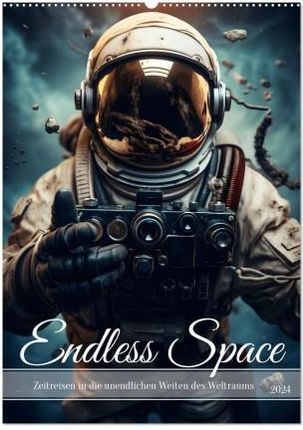 Endless Space - Zeitreisen in die unendlichen Weites des Weltraums (Wandkalender 2024 DIN A2 hoch), CALVENDO Monatskalender