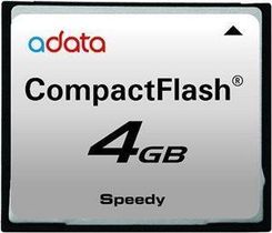 Karta pamięci do aparatu ADATA CARD 4GB Speedy Series CF (ACF4GZ-R) - zdjęcie 1