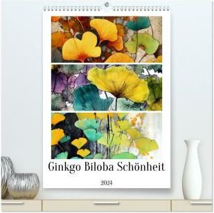 Ginkgo Biloba Schönheit (hochwertiger Premium Wandkalender 2024 DIN A2 hoch), Kunstdruck in Hochglanz