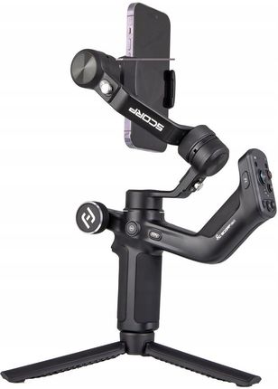 Czarny gimbal FeiyuTech Scorp Mini P do smartfonów z mini statywem