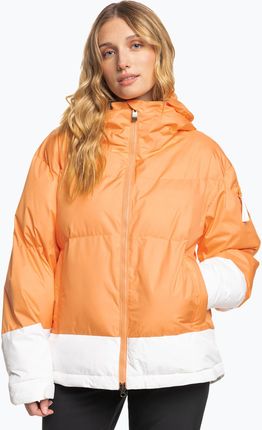 Kurtka Snowboardowa Damska Roxy Chloe Kim Puffy Mock Orange