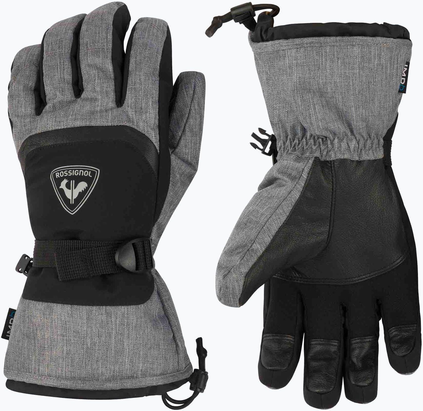 Gants De Ski Junior Rossignol Rooster G - Taille 280 - Gris Heather - NEUFS