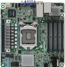 Asrock E3C256D4I 2T Płyta Główna Lga 1200 (Socket H5) Mini Itx (E3C256D4I2T)