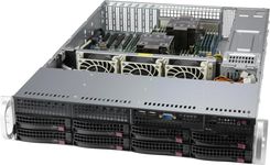 Supermicro CSE-825BTQC-R1K23LPB zabezpieczenia & uchwyty komputerów Stojak Czarny 1200 W (CSE825BTQCR1K23LPB)