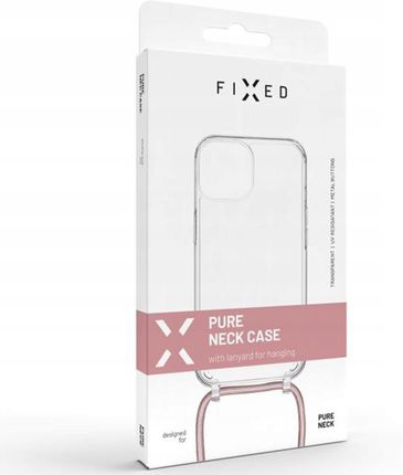 Fixed Etui Pure Neck Do Apple Iphone 15 Pro Różowe - zdjęcie 6