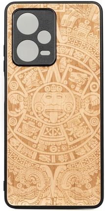 Bewood Drewniane Etui Redmi Note 12 Pro Plus 5G Kalendarz Aztecki Aniegre