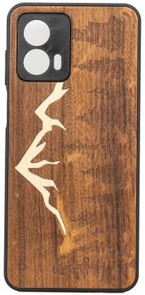 Bewood Drewniane Etui Motorola G53 5G Góry Imbuia