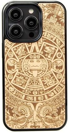 Bewood Drewniane Etui Iphone 15 Pro Kalendarz Aztecki Aniegre