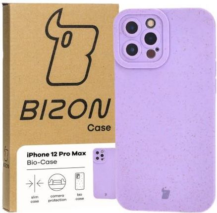 Bizon Etui Bio Case Do Apple Iphone 12 Pro Max Fioletowe