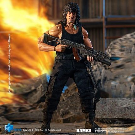Hiya Toys First Blood II Exquisite Super Series Actionfigur 1/12 First Blood III John Rambo 16cm