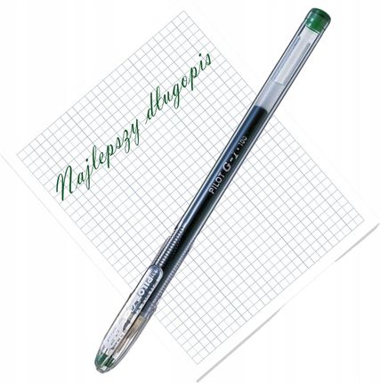Pilot Długopis Żelowy G1 0.5Mm Cienki Zielony X6