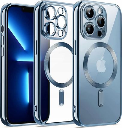 Smart Tel Etui Niebieskie Magsafe Cam Case Obudowa Futerał Do Apple Iphone 11 Pro