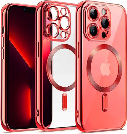 Smart Tel Etui Czerwone Magsafe Cam Case Obudowa Futerał Do Apple Iphone 12 Pro Max