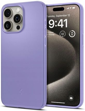 Spigen Thin Fit Etui Case 1 55Mm Do Iphone 15 Pro Max Matte Purple