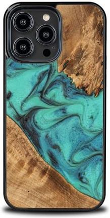 Bewood Drewniane Etui Iphone 15 Pro Max Turquoise