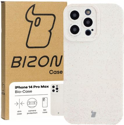 Bizon Etui Bio Case Do Apple Iphone 14 Pro Max Ecru